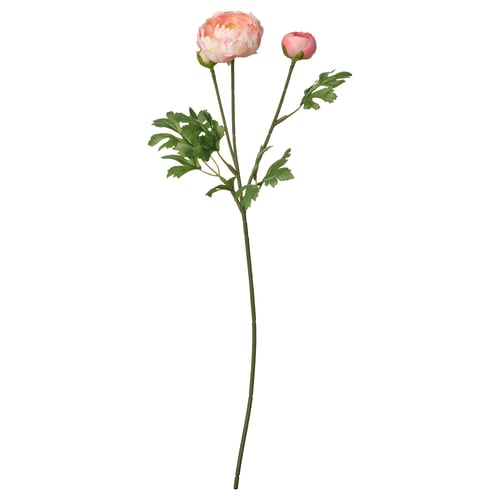 SMYCKA Fleur artificielle, intérieur/extérieur renoncule/rose, 52 cm