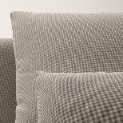 SÖDERHAMN Module d'angle, Fridtuna beige clair