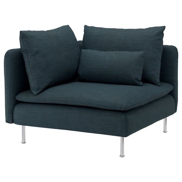 SÖDERHAMN Module d'angle, Hillared bleu foncé
