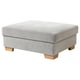 Option: SÖRVALLEN Repose-pieds av rangement, Tallmyra noir/blanc