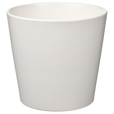SOJABÖNA Cache-pot, blanc, 19 cm