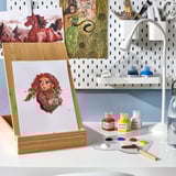 SOLFÅGEL Fournitures peinture, 3 pièces