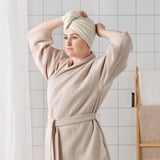 STJÄRNBUSKE Serviette pour cheveux, naturel