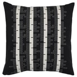 STOCKHOLM 2025 Housse de coussin, noir/blanc cassé, 50x50 cm