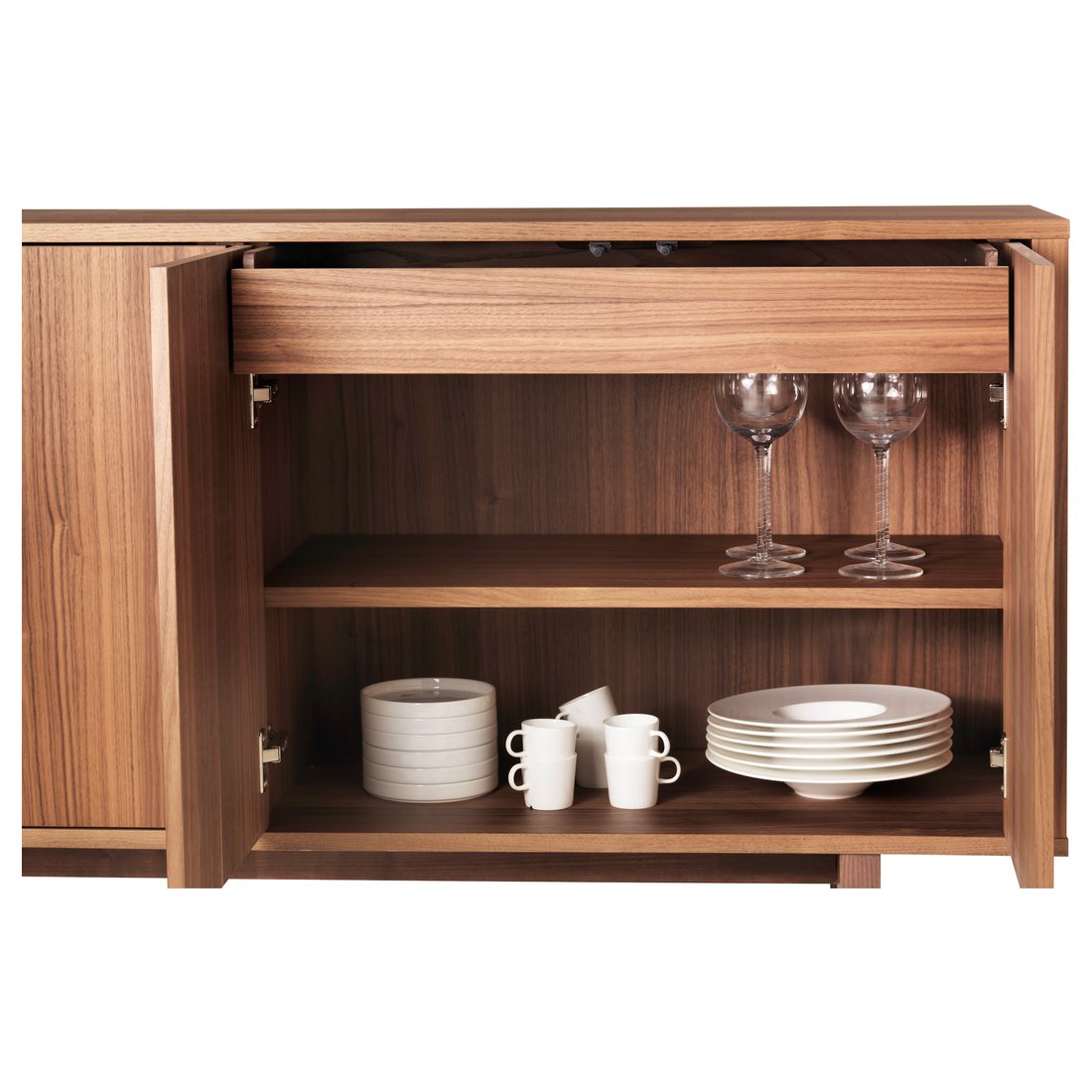 STOCKHOLM Buffet, plaqué noyer, 160x81 cm IKEA Suisse