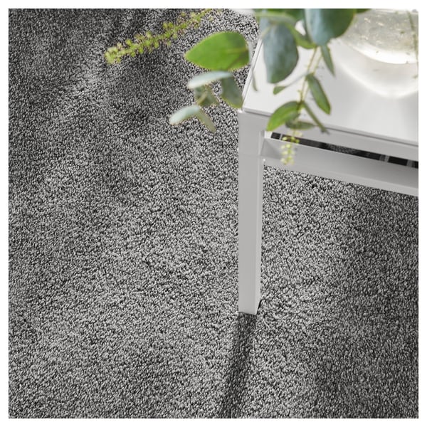 Tapis Poils Ras Stoense Gris Moyen