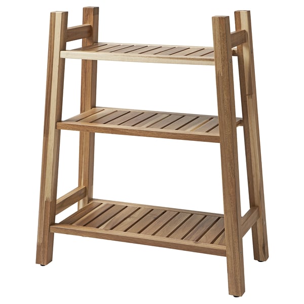STOREDAMM Étagère, acacia, 60x71 cm