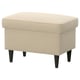 STRANDMON Repose-pieds av rangement, Tommaboda beige profond