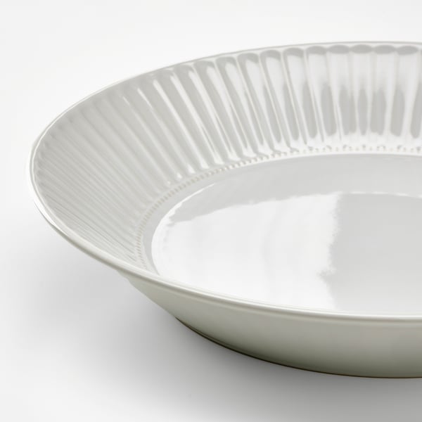 STRIMMIG Plat, blanc, 29 cm
