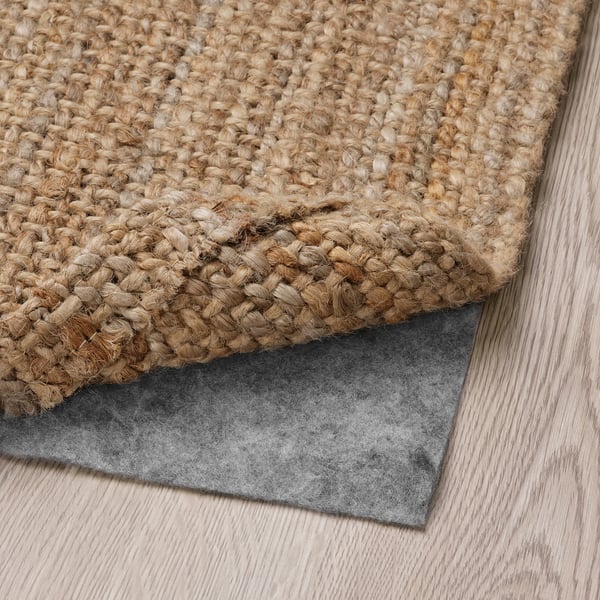 STRÖG Tapis tissé à plat, naturel, 120x180 cm