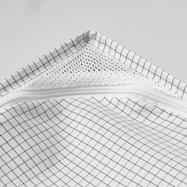 STUK Sac de rangement, blanc/noir, 34x51x28 cm