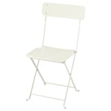 SUNDSÖ Chaise pliante, blanc cassé extérieur