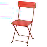 SUNDSÖ Chaise pliante, rouge vif extérieur