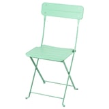 SUNDSÖ Chaise pliante, vert clair extérieur