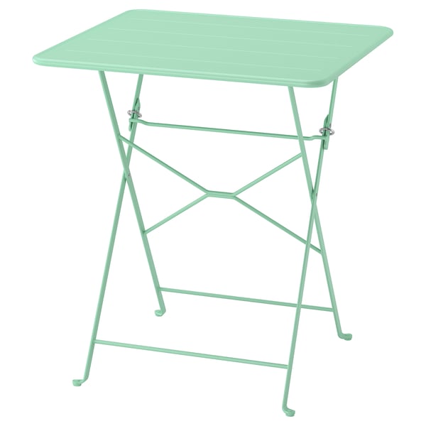 SUNDSÖ Table, vert clair extérieur, 65x65 cm