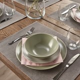 SVARTSENAP Set de table, gris, 35x45 cm