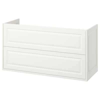 TÄNNFORSEN Meuble lavabo avec tiroirs, blanc, 120x48x63 cm