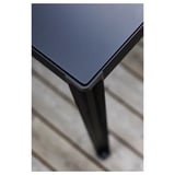 TEGELÖN / TEGELÖN Table+6 chaises, ext, gris foncé/noir