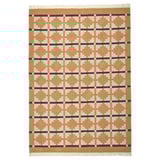 TELEGRAFLINJE Tapis tissé à plat, jaune-beige, 170x240 cm