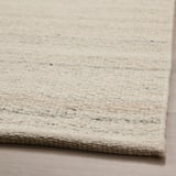 TIDTABELL Tapis tissé à plat, beige, 80x150 cm