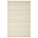 TIDTABELL Tapis tissé à plat, beige, 170x240 cm