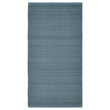 TIDTABELL Tapis tissé à plat, bleu gris, 80x150 cm
