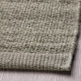 TIDTABELL Tapis tissé à plat, gris, 170x240 cm