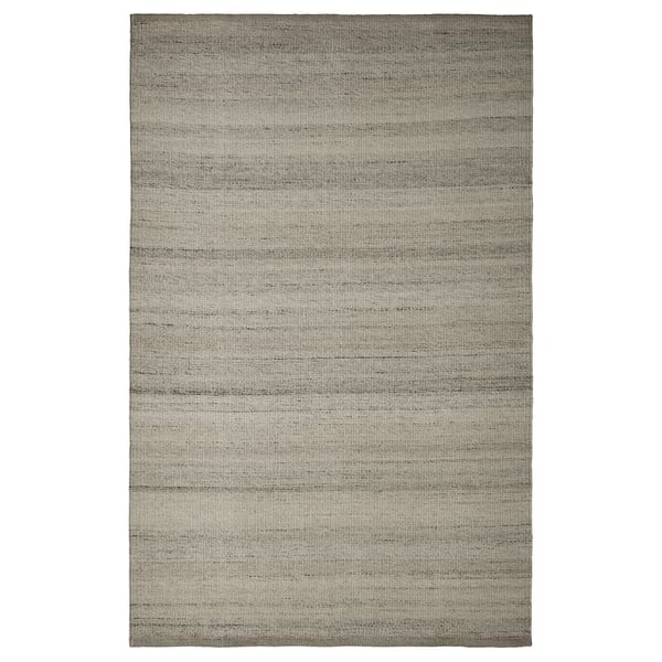 TIDTABELL Tapis tissé à plat, gris, 170x240 cm