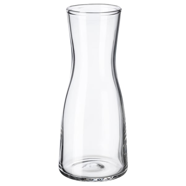TIDVATTEN Vase, verre transparent, 14 cm