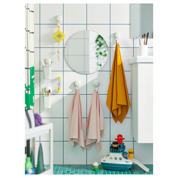 TISKEN Porte brosses à dents avec ventouse, blanc