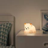 TÖVÄDER Veilleuse à LED, chat à pile