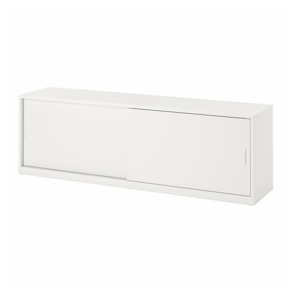 TONSTAD Banc TV, blanc cassé, 177x37x56 cm