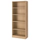 TONSTAD Bibliothèque, plaqué chêne, 82x37x201 cm