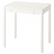 TONSTAD Bureau, blanc cassé, 75x60 cm