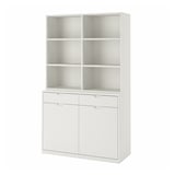 TONSTAD Combinaison de rangement, blanc cassé, 120x47x201 cm