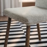 TONSTAD / TONSTAD Table et 4 chaises, brun plaqué chêne/Viarp beige/brun effet chêne brun, 150x80 cm