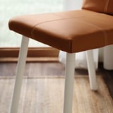 TONSTAD / TONSTAD Table et 6 chaises, blanc cassé/Brun doré Bomstad blanc cassé, 200x85 cm