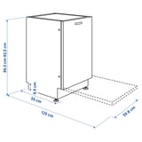 TORSBODA Lave-vaisselle encastrable, IKEA 700, 60 cm