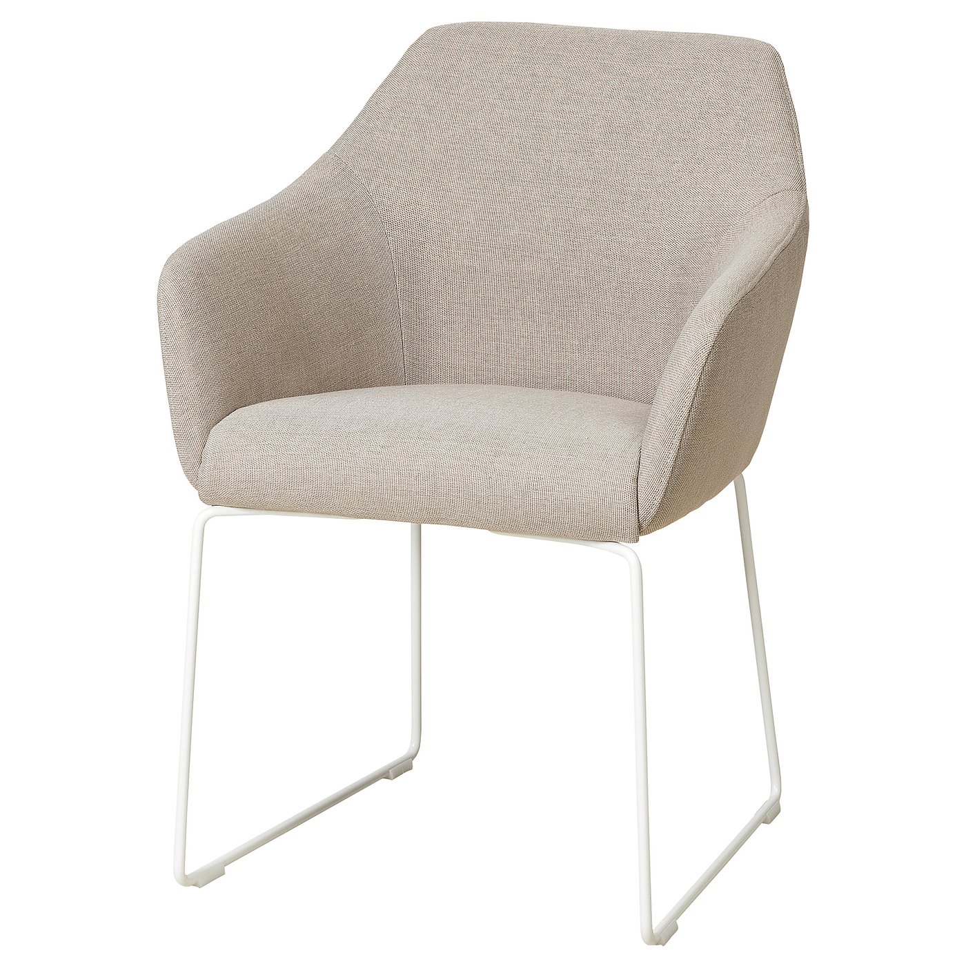 TOSSBERG Chaise, Métal blanc/beige IKEA Suisse