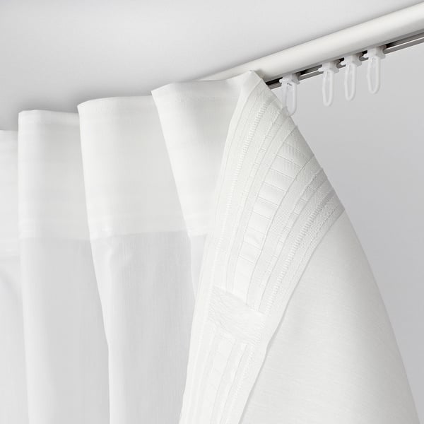TRÖSTA Galet et crochet, croix/maxi blanc