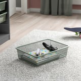 TROFAST Combinaison structure + bacs, gris/gris vert clair, 99x44x56 cm