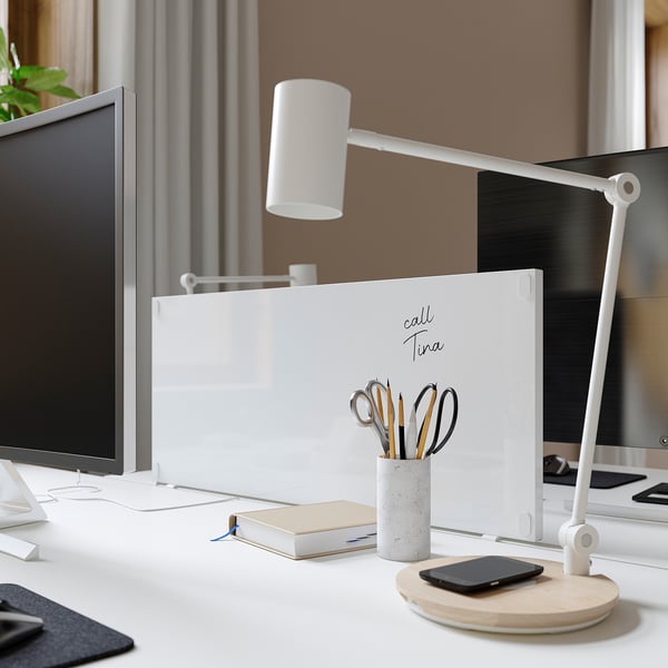 TROTTEN Bureau, blanc, 120x70 cm