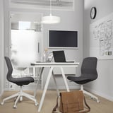 TROTTEN Bureau, blanc, 120x70 cm