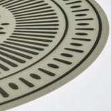 TUVIRIS Set de table, gris vert/à motifs plastique, 37 cm