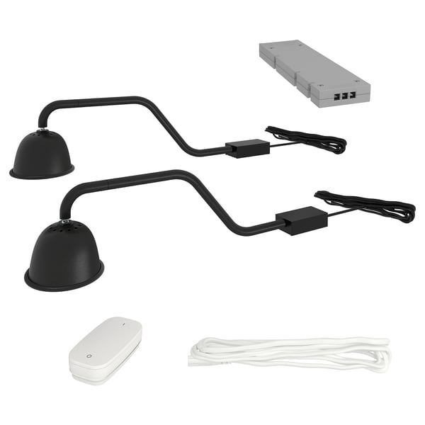 TVÄRDRAG / TRÅDFRI Kit d'éclairage, noir