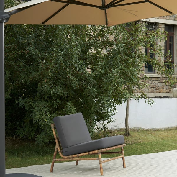 TVARÖ Module siège canapé modulable, ext, brun/Frösön/Duvholmen gris foncé