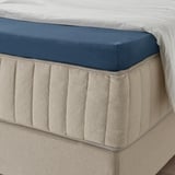 ULLVIDE Drap housse pour surmatelas, bleu foncé, 180x200 cm