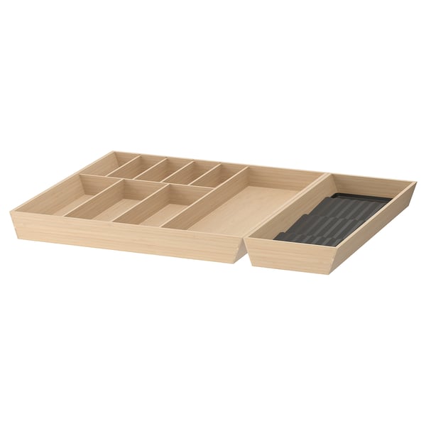 UPPDATERA Range-couverts/range-épices, bambou clair, 72x50 cm