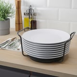 UPPDATERA Sup ustens/sup assiettes/égouttoir, anthracite, 19-31 cm