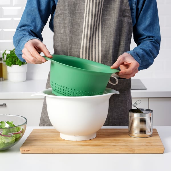 UPPFYLLD Passoire, vert vif, 24 cm
